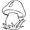 Онлайн раскраска гриб