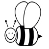 Онлайн раскраска пчела