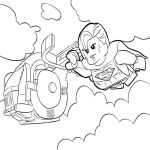 Раскраска Лего Супермен