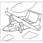 Раскраска Самолет амфибия