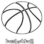 Раскраска Мяч баскетбольный