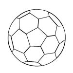 Раскраска Мяч футбольный