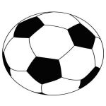 Раскраска Мяч футбольный