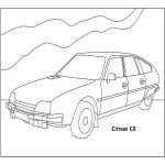 Раскраска машины Ситроен CX