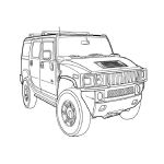 Раскраска машины Джип Jeep