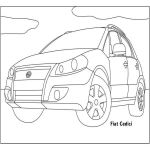Раскраска машины Fiat Cedici