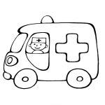 Раскраска Машина скорой помощи