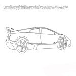Раскраска Машина Спортивные машины Lamborghini LP 670-4 SV