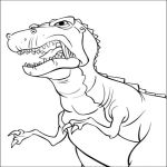 Раскраска Динозавр Тиранозавр